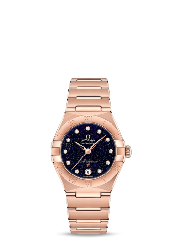 Omega Constellation Manhattan 29 Co-Axial Master Chronometer Sedna Gold / Aventurine